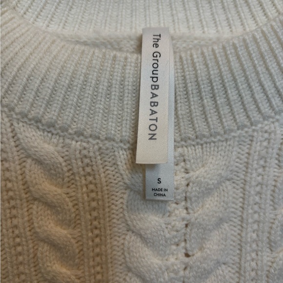 Aritzia The Group Shores Merino Wool Sweater in Vintage White - Picture 10 of 13